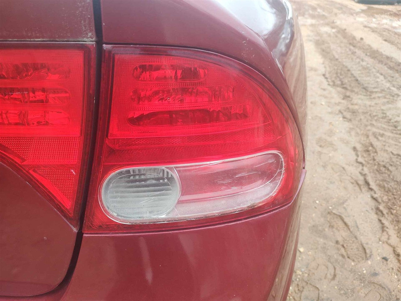 2006 2007 2008 Honda Civic Passenger Side Right Tail Light Lamp Assembly Sdn quarter panel mounted R