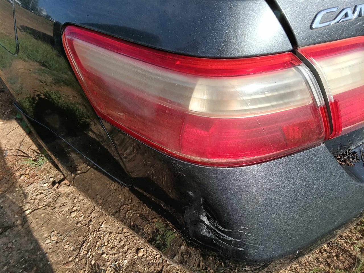 2007 2008 2009 Toyota Camry Driver Side Left Tail Light Lamp Assembly quarter panel mounted L without red outline