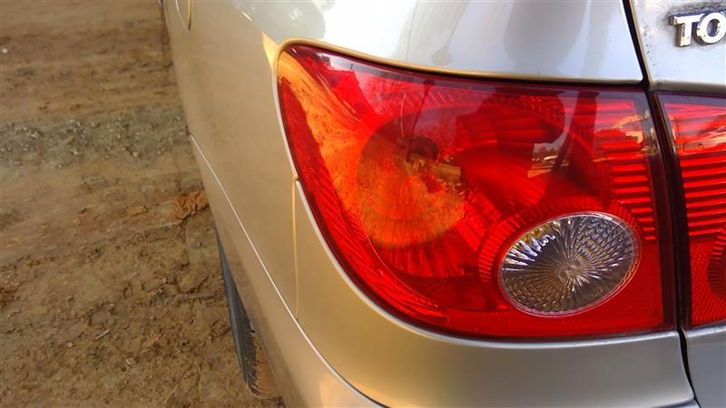 2003 thru 2008 Toyota Corolla Driver Side Left Tail Light Lamp Assembly quarter panel mounted L