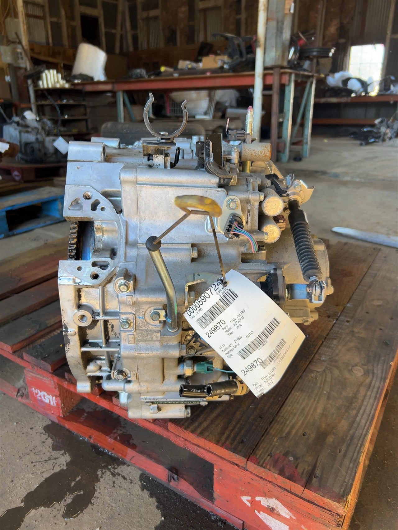 2011 2012 Honda Accord Transmission Transaxle Assembly AT 3.5L