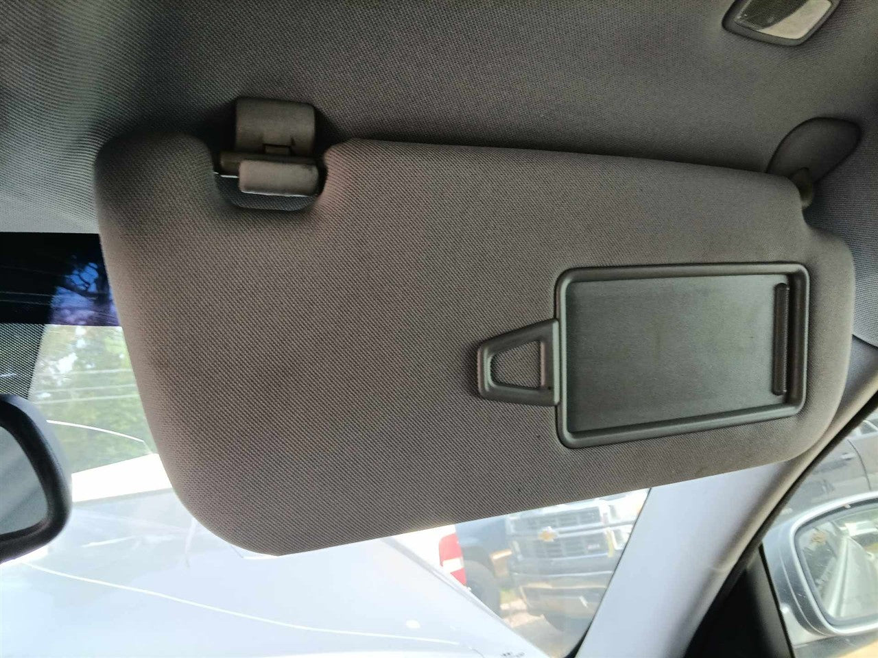 2009 thru 2014 Hyundai Genesis Passenger Side Right Sun Visor Sdn with sunroof R