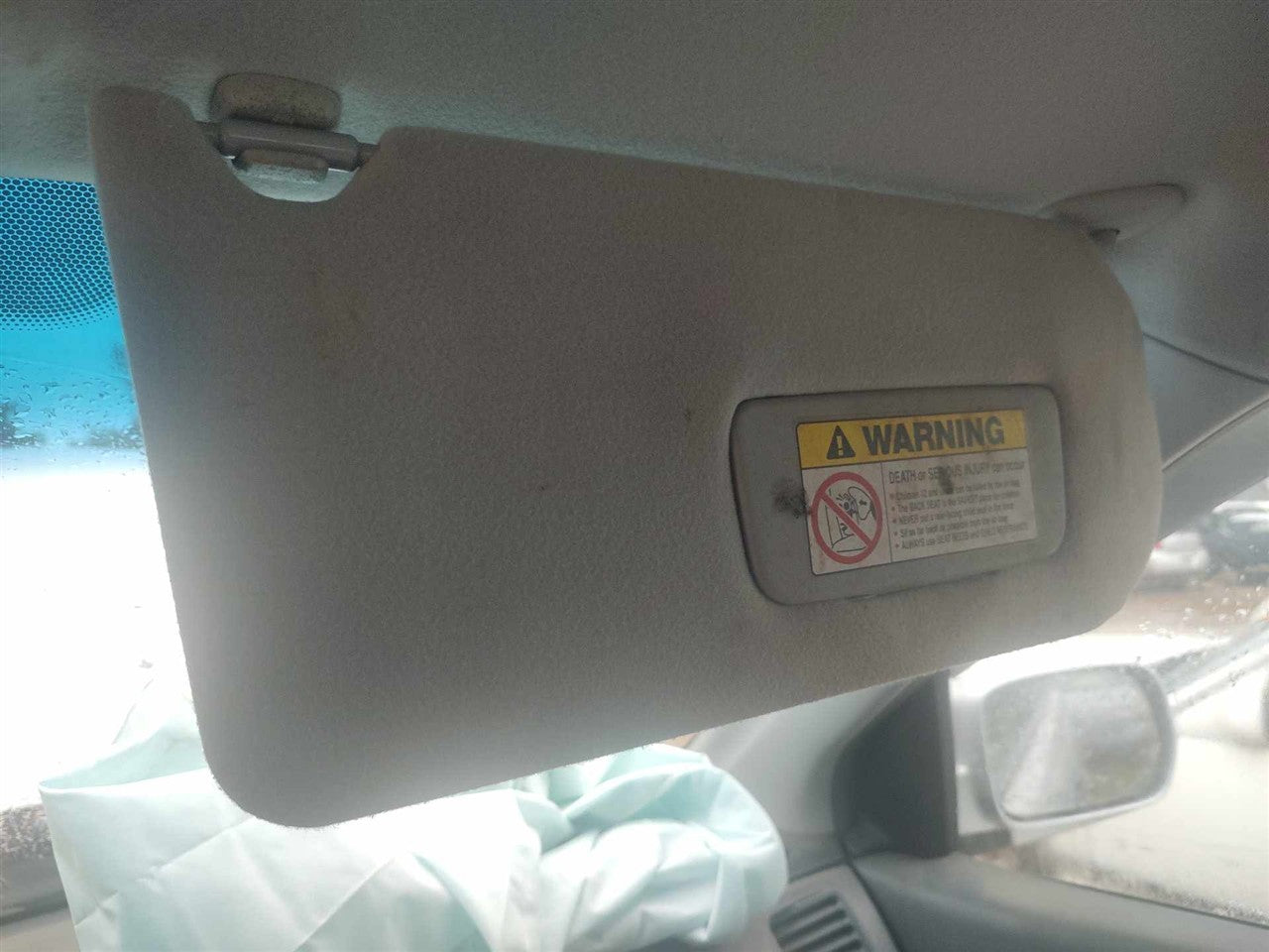 2003 2004 Honda Pilot Passenger Side Right Sun Visor illuminated R
