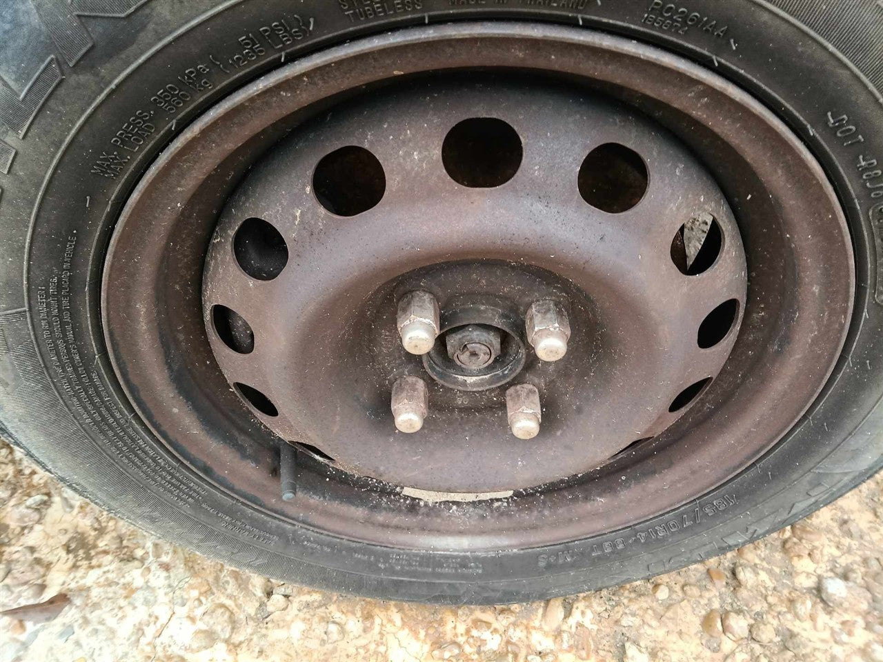 2001 thru 2005 Honda Civic Wheel Rim 14x5 1 2 steel