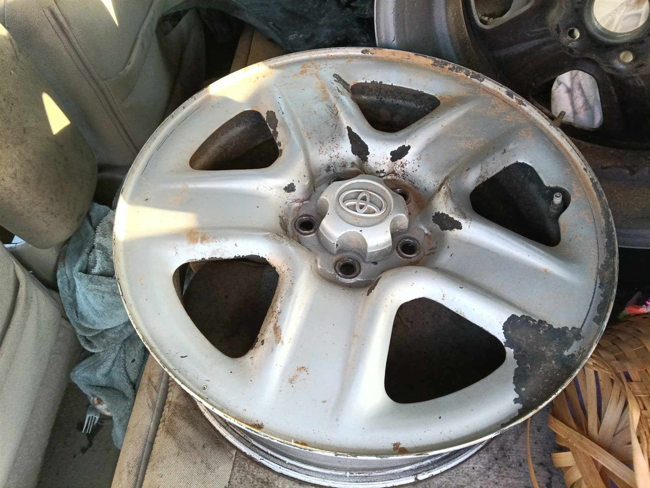 2006 thru 2012 Toyota RAV4 Wheel Rim 17x6 1 2 steel
