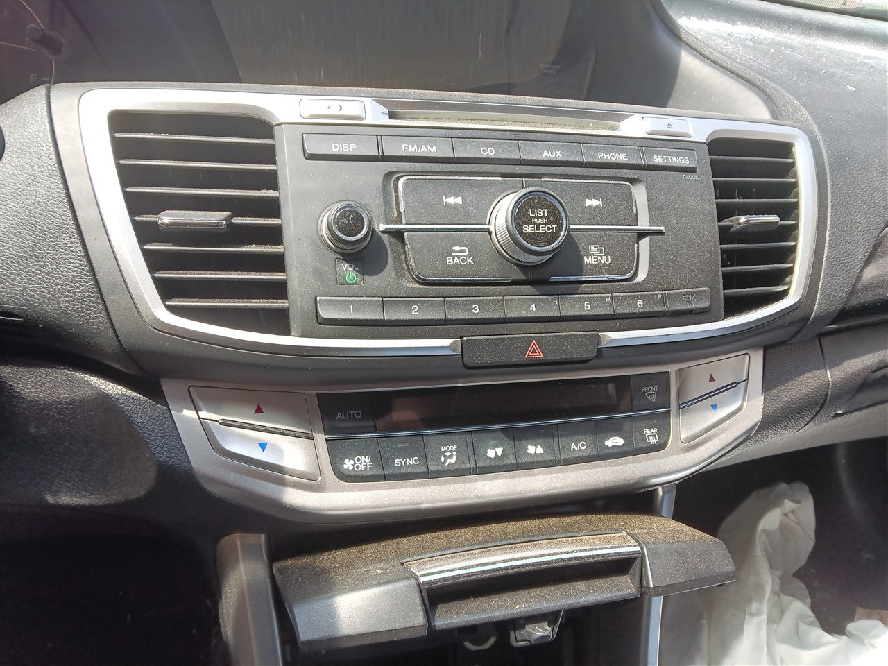 2013 2014 2015 Honda Accord Radio Stereo Audio Head Unit Sdn receiver and face panel Sport