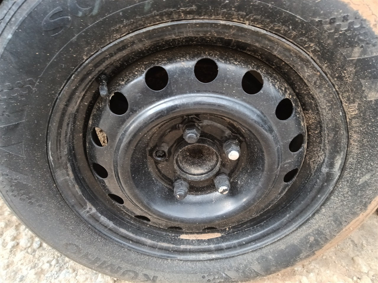 2010 2011 2012 2013 KIA Forte Wheel Rim road steel 13 hole