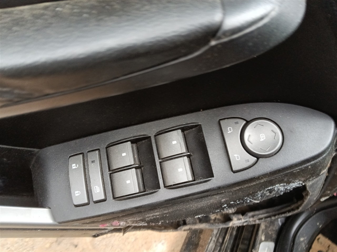 2010 2011 2012 Cadillac CTS Driver Side Left Front Door Window Master Switch driver s Base lock with mirror and