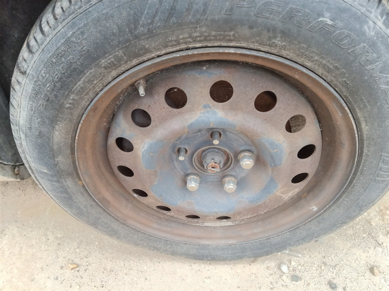 2006 thru 2010 KIA Optima, KIA Magentis Wheel Rim 16x6 1 2 steel 13 hole