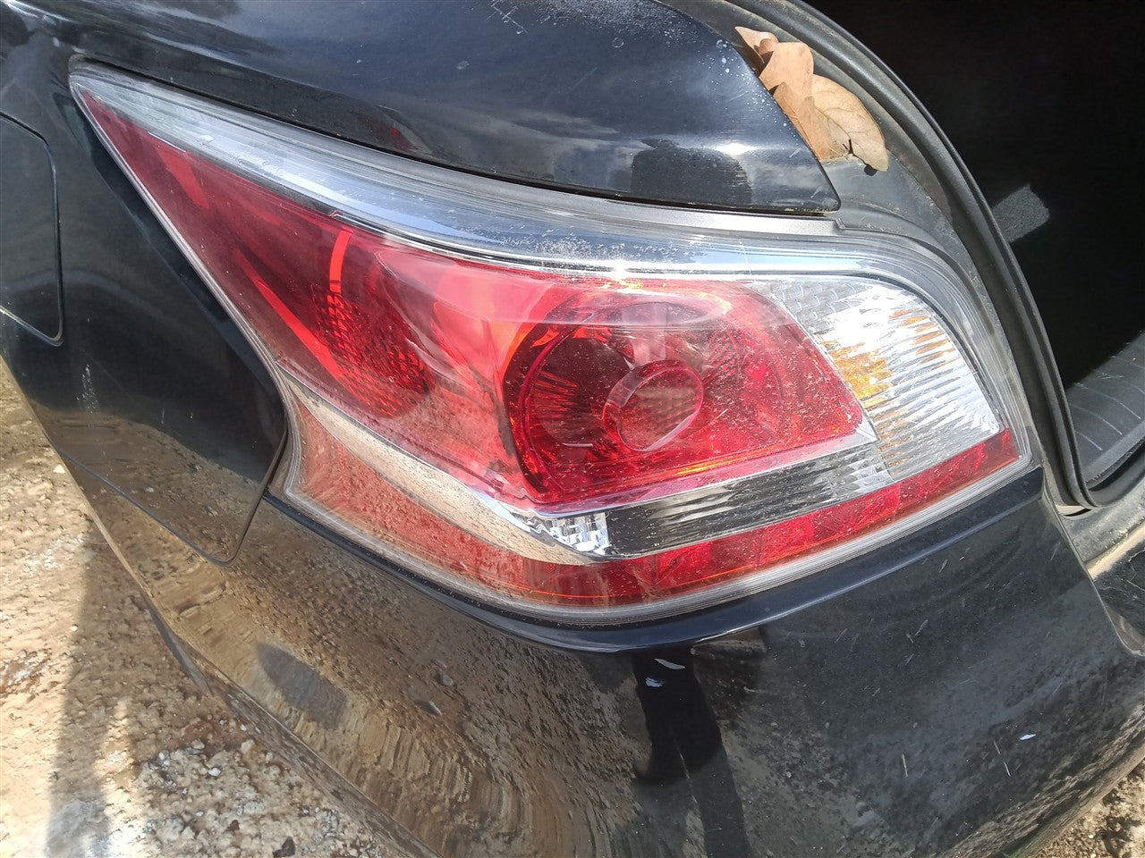 2014 2015 Nissan Altima Driver Side Left Tail Light Lamp Assembly quarter panel mounted Sdn without LED L