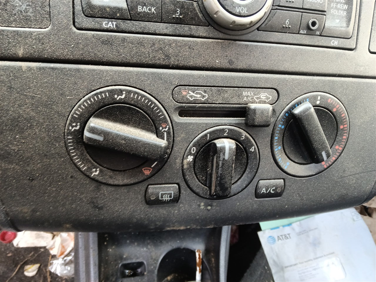 2010 2011 2012 Nissan Versa AC Heater Temperature Climate Control Unit