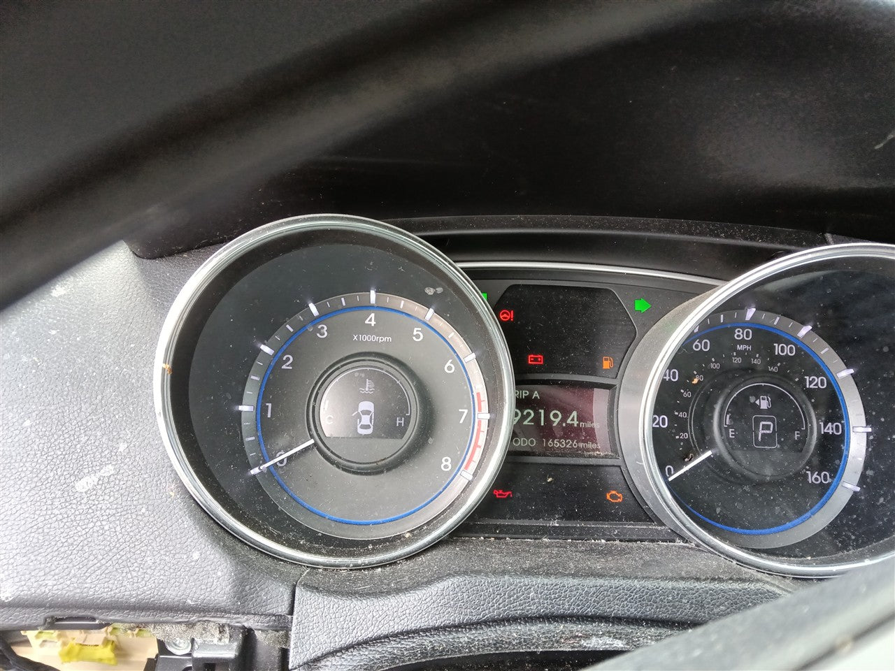 2011 2012 2013 2014 Hyundai Sonata Speedometer Instrument Gauge Cluster MPH US market 2.4L VIN C 8th digit