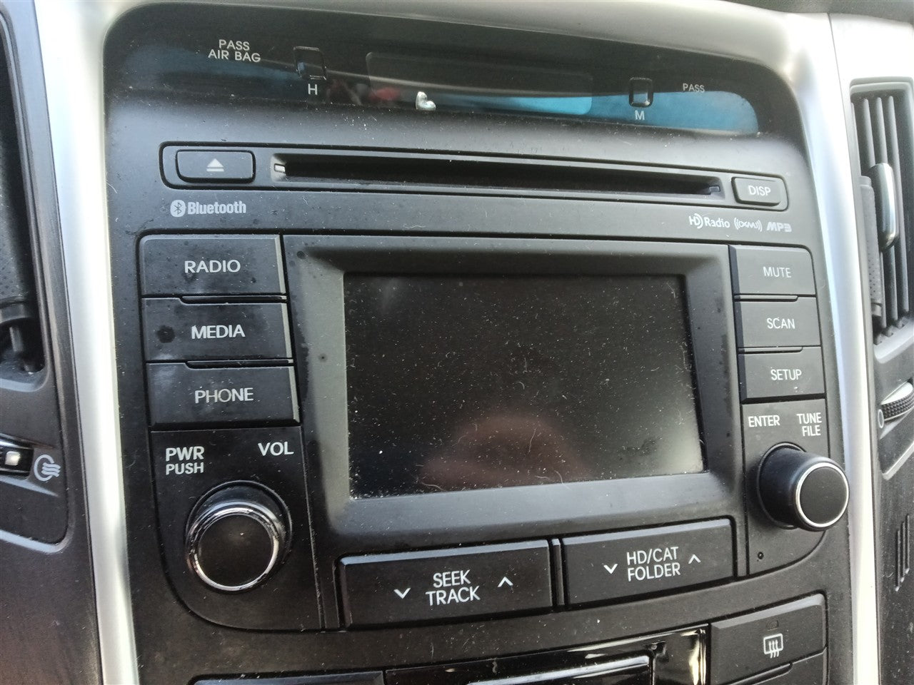 2013 2014 Hyundai Sonata Radio Stereo Audio Head Unit receiver assembly without hybrid option
