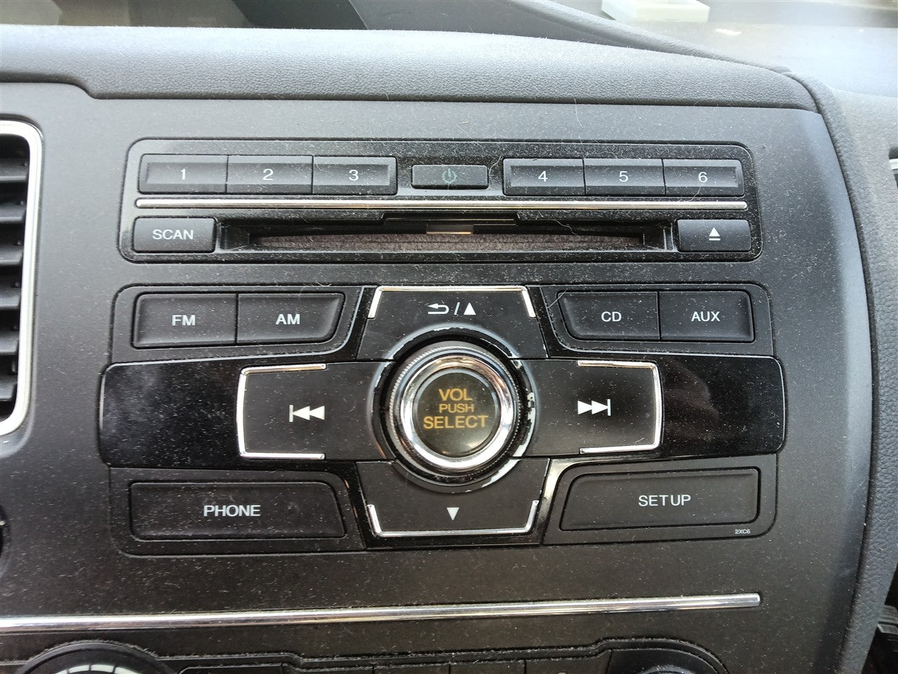 2013 2014 2015 Honda Civic Radio Stereo Audio Head Unit display and receiver without navigation LX