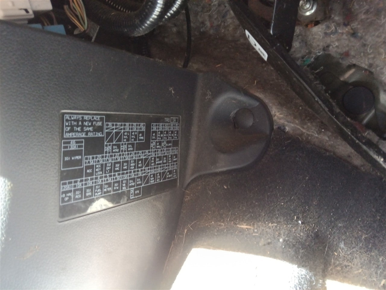 2015 Honda Civic Cabin Interior Fuse Box Relay Panel
