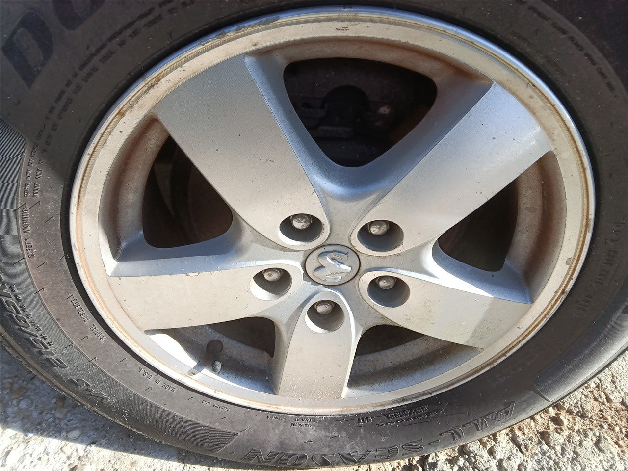 2005 2006 2007 Dodge Caravan Wheel Rim 16x6 1 2 aluminum machined finish