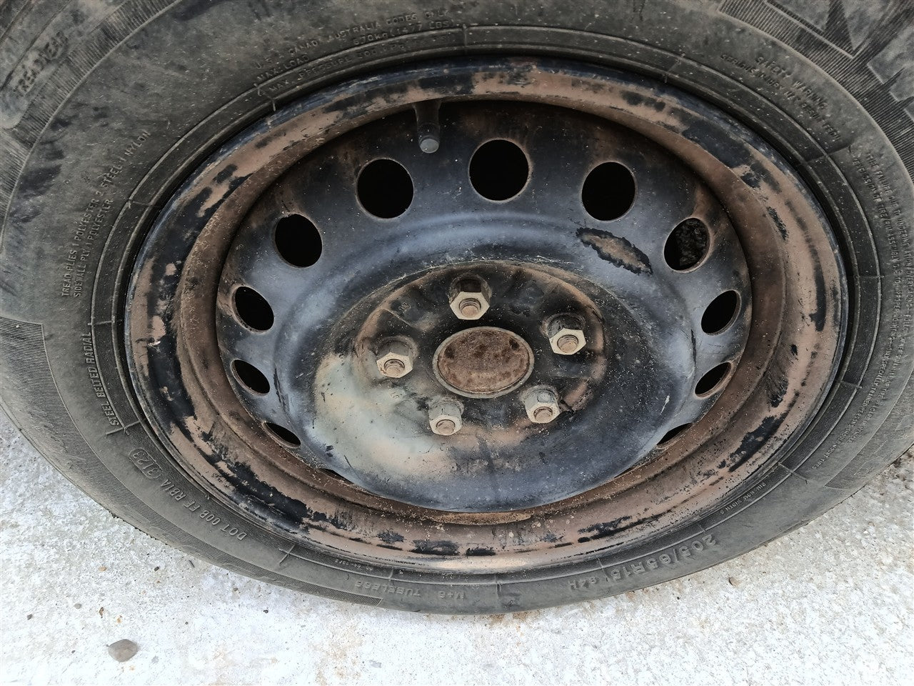 2002 thru 2006 Toyota Camry Wheel Rim 15x6 1 2 steel