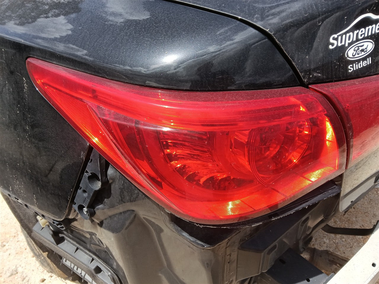 2016 2017 Infiniti Q50 Driver Side Left Tail Light Lamp Assembly quarter panel mounted L