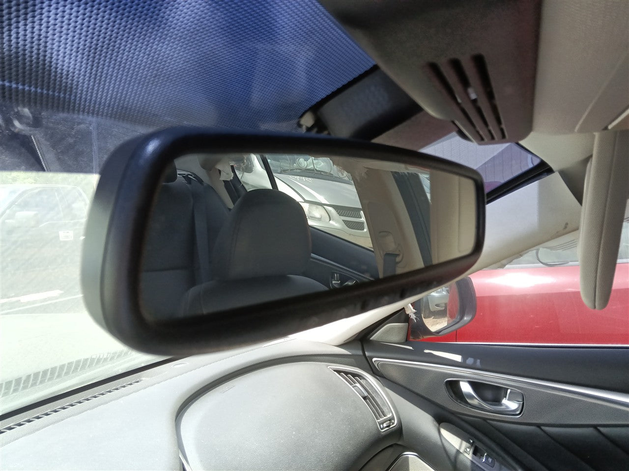 2007 thru 2019 Nissan Rogue, Nissan Versa, Nissan Maxima, Infiniti EX35 and 4 more Interior Rear View Mirror