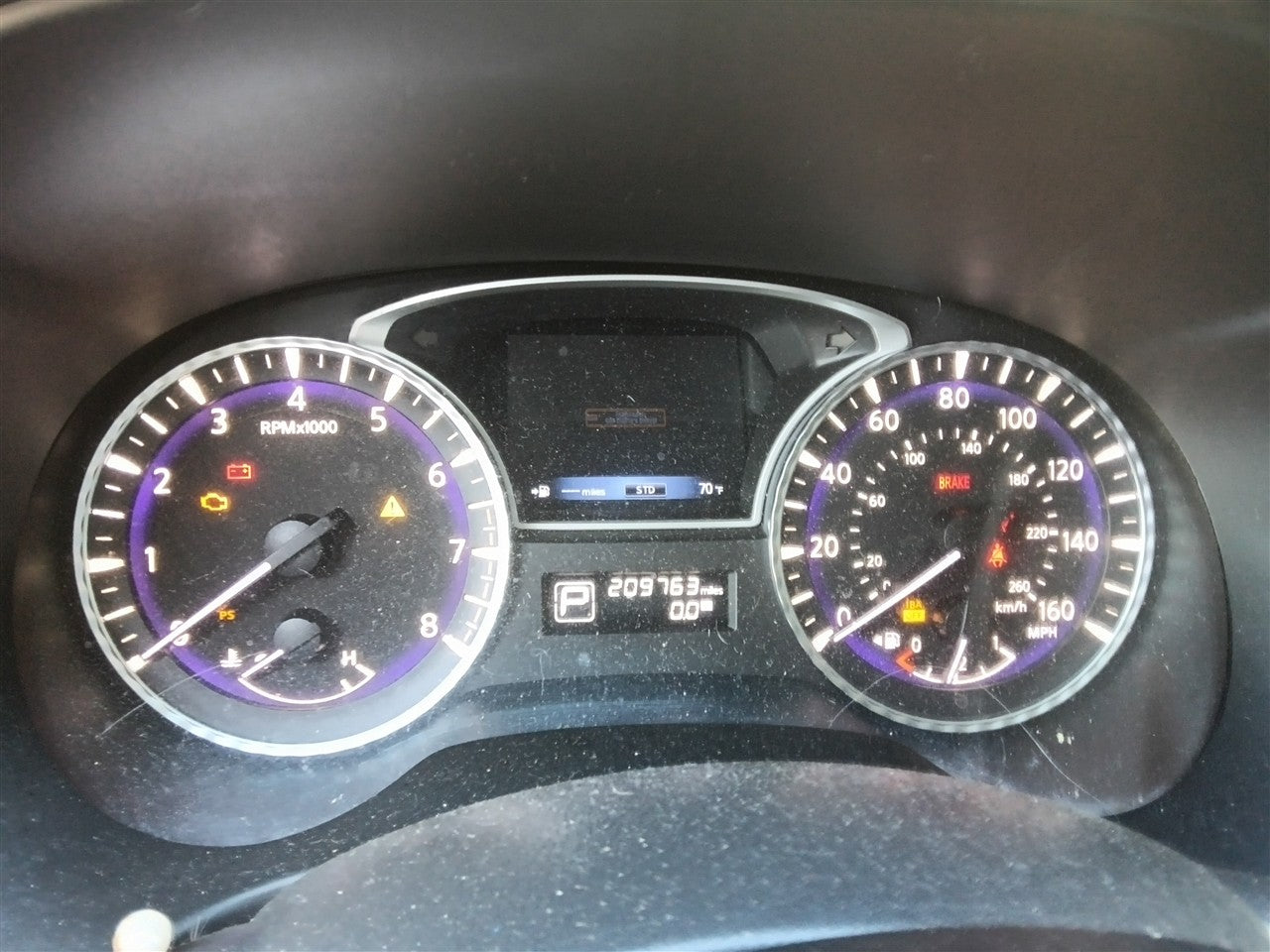 2013 Infiniti JX35 Speedometer Instrument Gauge Cluster MPH