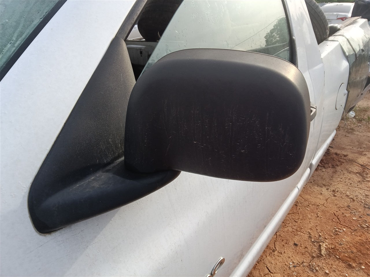 2002 thru 2009 Dodge 1500, Dodge 2500, Dodge 3500 Left Driver Side View Door Mirror Manual L
