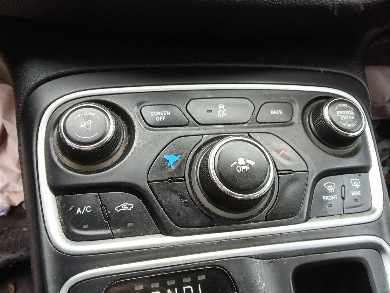 2015 2016 2017 Chrysler 200 AC Heater Temperature Climate Control Unit manual without hazard switch