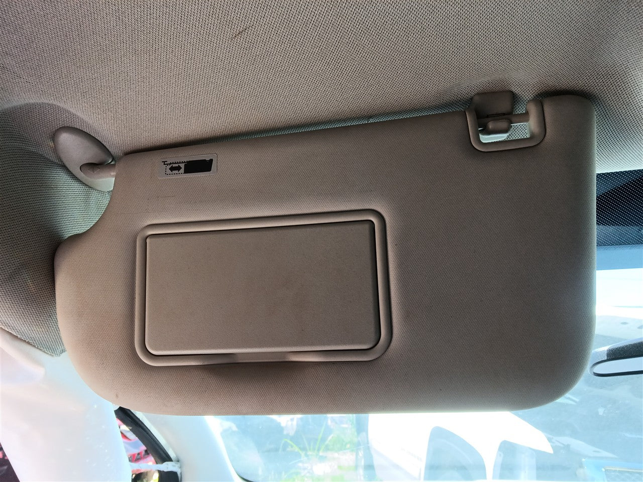 2013 thru 2018 Ford Focus Driver Side Left Sun Visor L