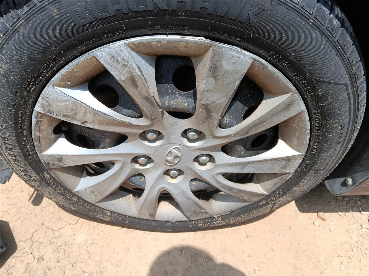 2011 thru 2017 Hyundai Elantra Wheel Rim 16x6 1 2 steel