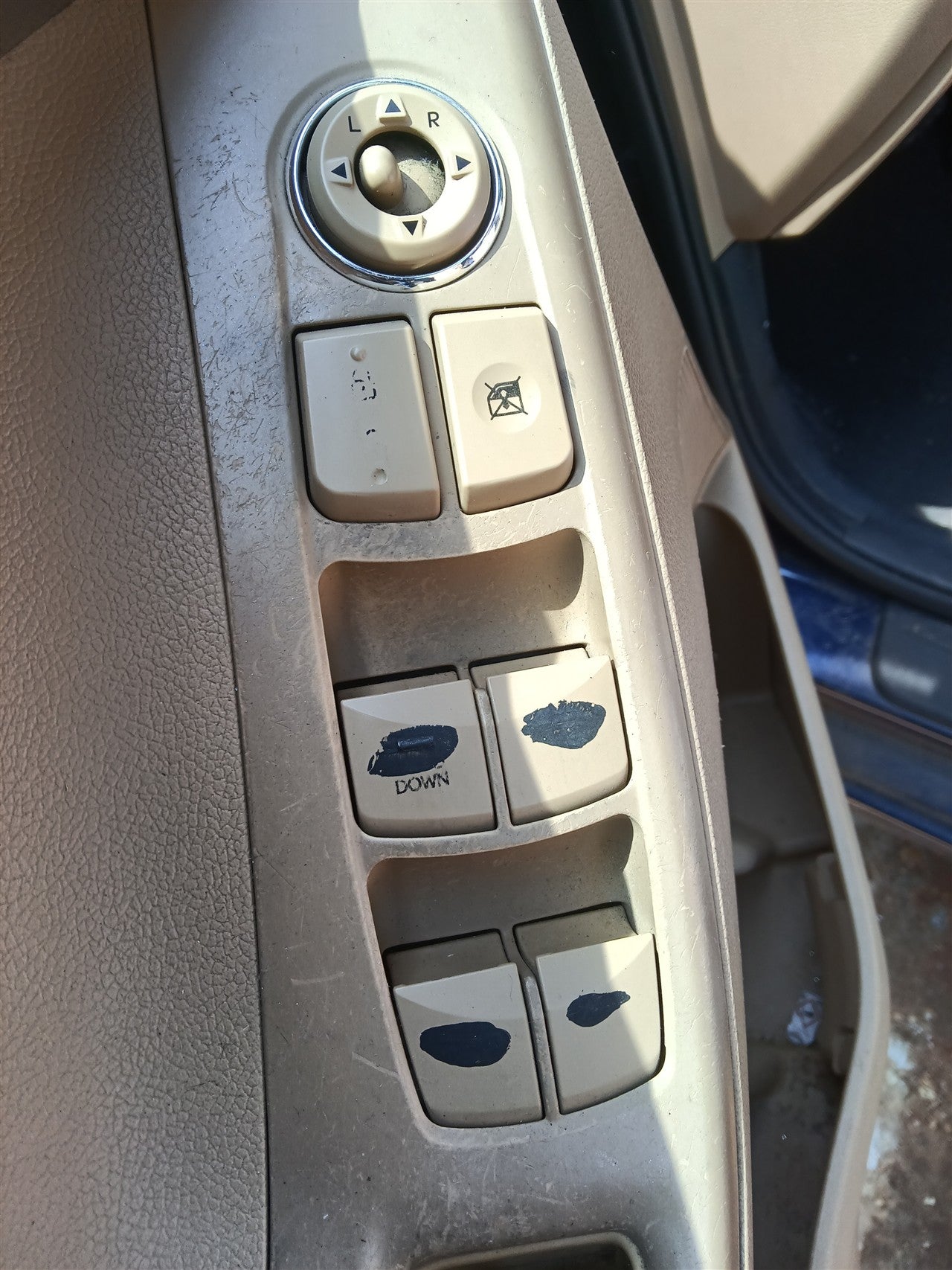 2011 2012 2013 Hyundai Elantra Driver Side Left Front Door Window Master Switch driver s Sdn lock with mirror and