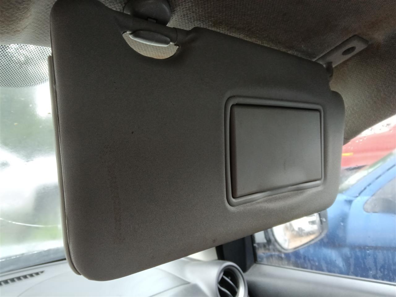 2015 thru 2019 Nissan Worldwide Micra, Nissan Versa Passenger Side Right Sun Visor without illumination R