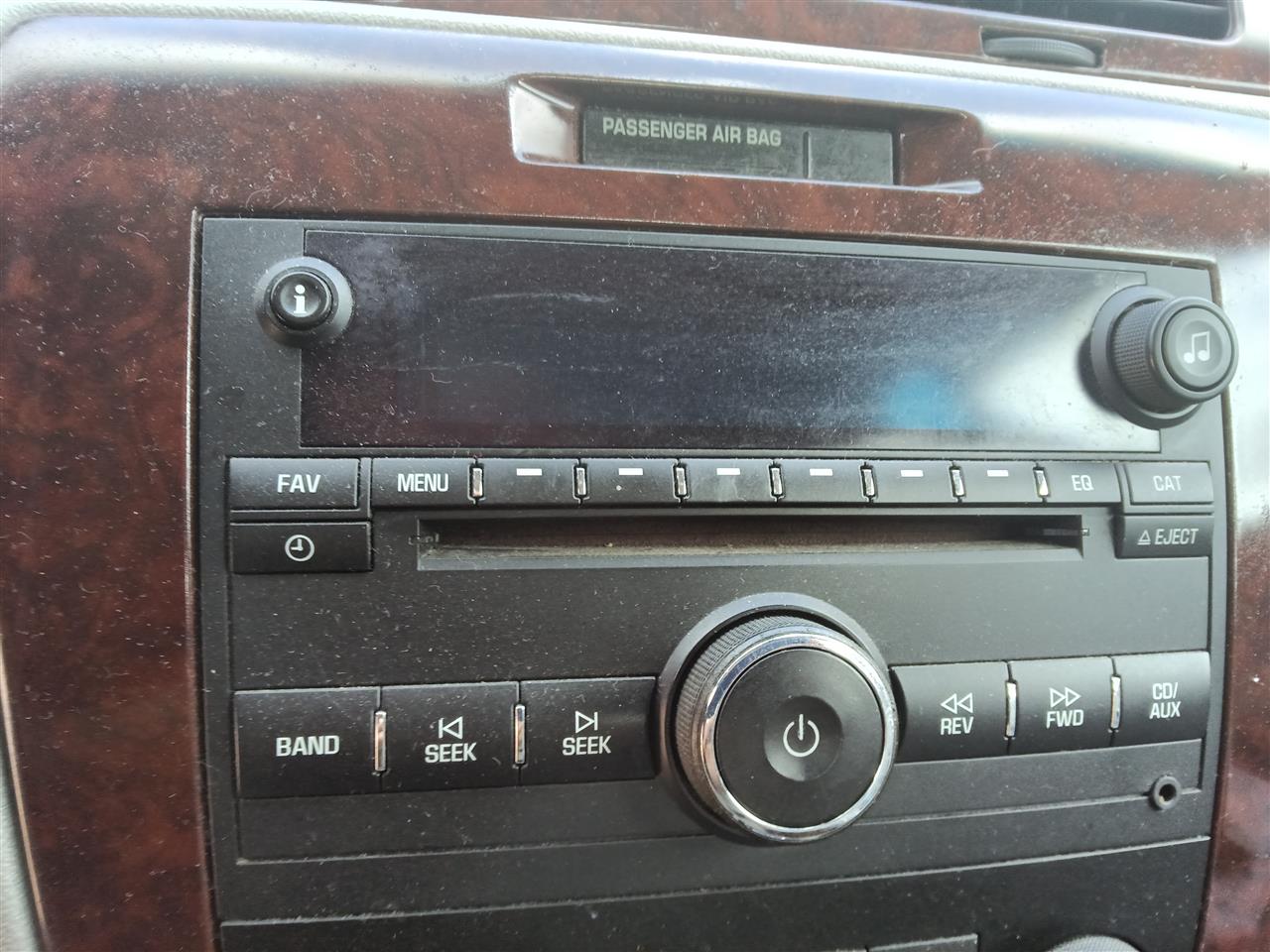 2009 2010 Chevrolet Impala Radio Stereo Audio Head Unit AM FM CD player MP3 opt US8