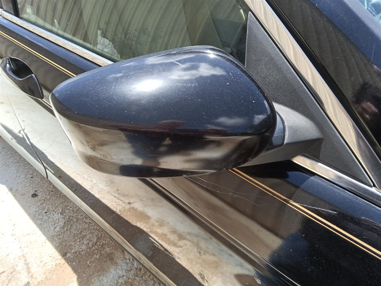 2008 thru 2012 Honda Accord Right Passenger Side View Door Mirror Power Sdn non heated R