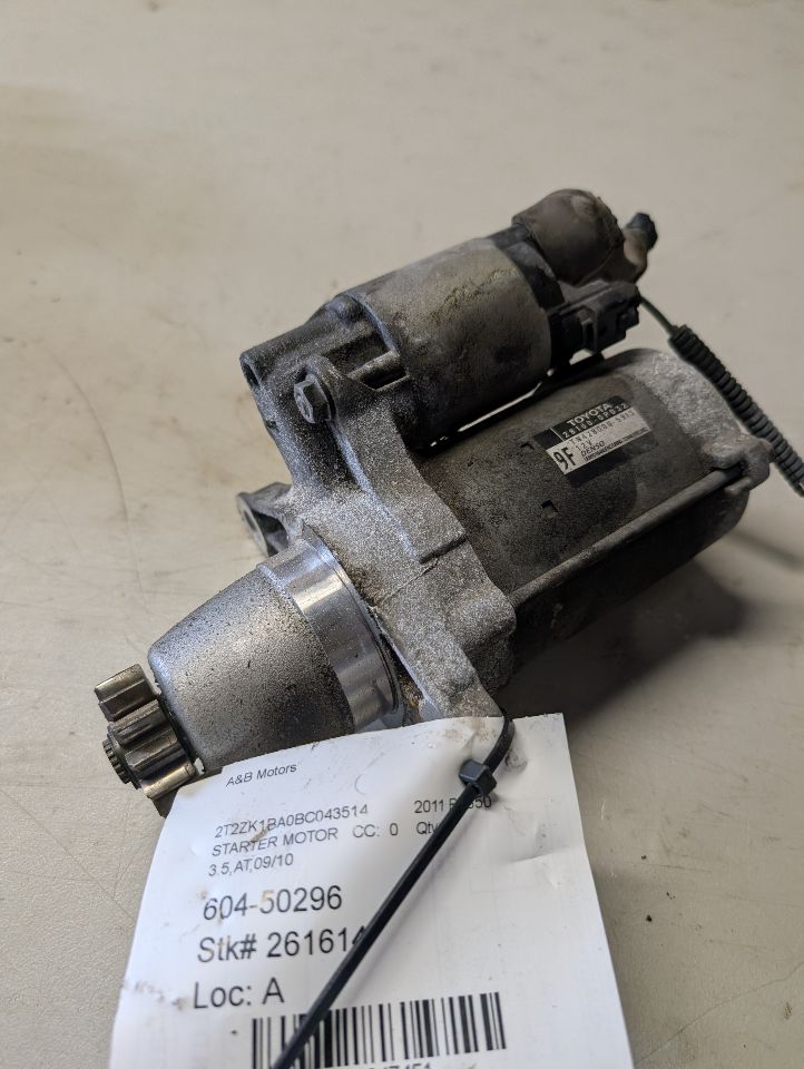 2010 2011 2012 2013 Lexus RX350 Engine Starter Motor