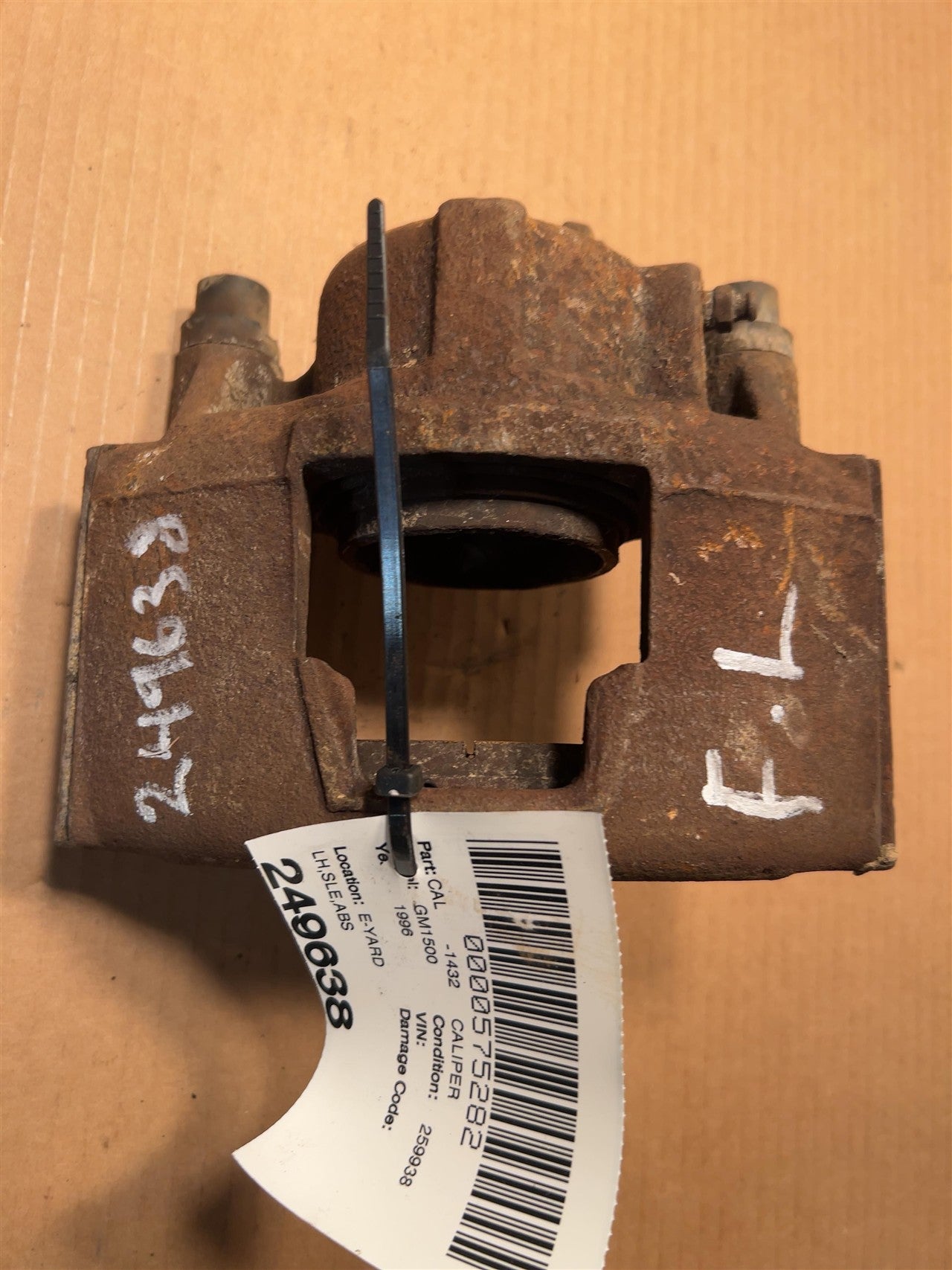 1988 thru 2002 Chevrolet Astro, GMC Safari gmc, Chevrolet 1500, GMC 1500 and 13 more Driver Side Left Caliper Front L