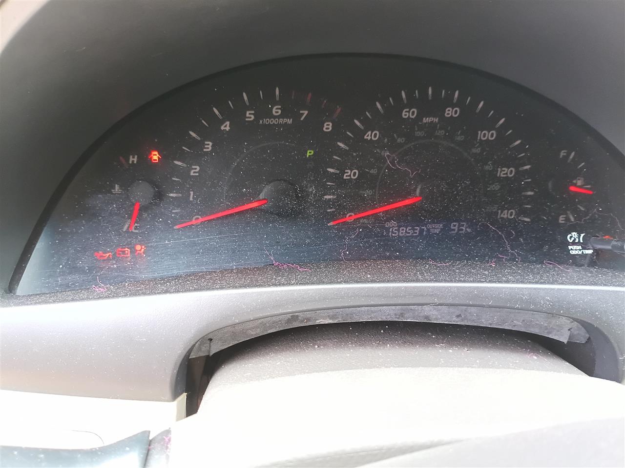 2007 2008 2009 Toyota Camry Speedometer Instrument Gauge Cluster MPH VIN E 5th digit 2.4L 4 cylinder