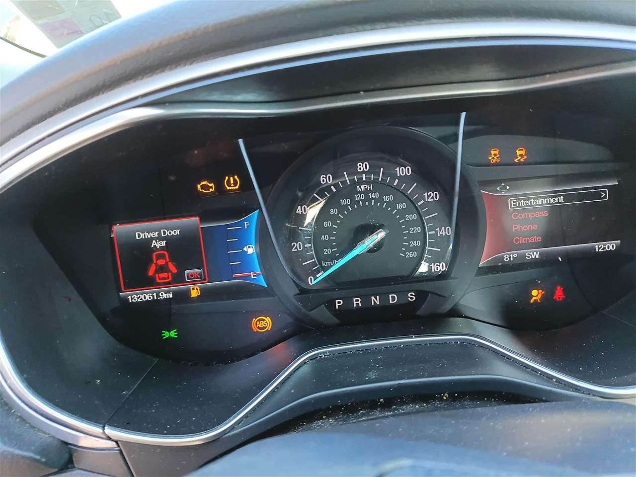 2016 Ford Fusion Speedometer Instrument Gauge Cluster MPH ID GS7T10849 AA