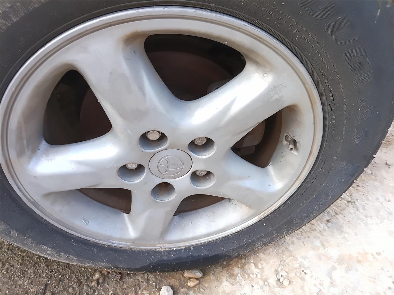 2001 2002 2003 Toyota RAV4 Wheel Rim 16x7 alloy 5 spoke straight without RAV4 logo