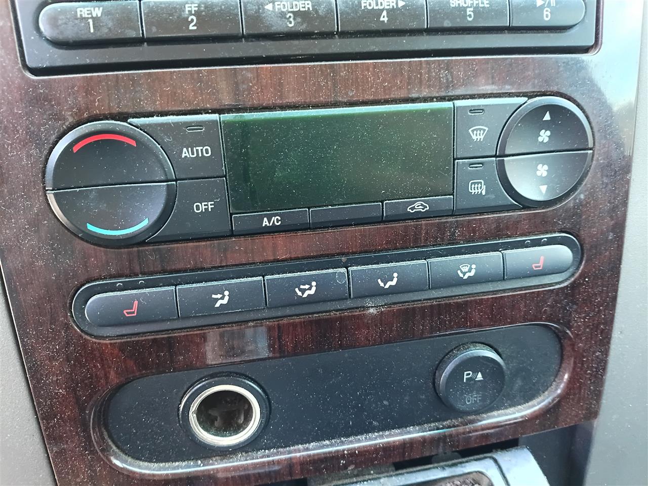 2005 2006 2007 Ford F150, Lincoln LT AC Heater Temperature Climate Control Unit heated back glass driver seat