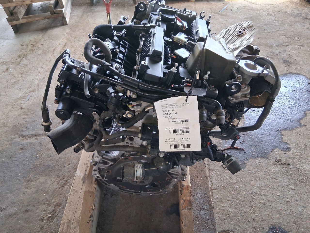 2015 thru 2020 Hyundai Sonata, KIA Optima, Hyundai Santa FE, KIA Sorento Engine Motor Assembly turbo