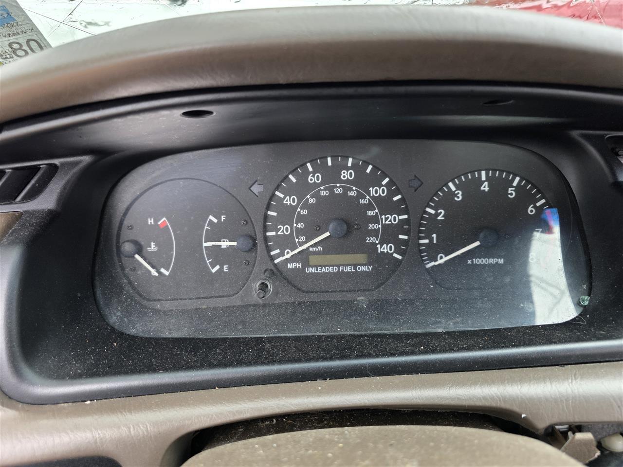 1997 thru 2001 Toyota Camry, Toyota Solara Speedometer Instrument Gauge Cluster