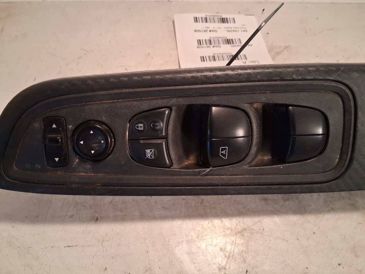 2020 thru 2025 Nissan Versa Driver Side Left Front Door Window Master Switch driver s lock and