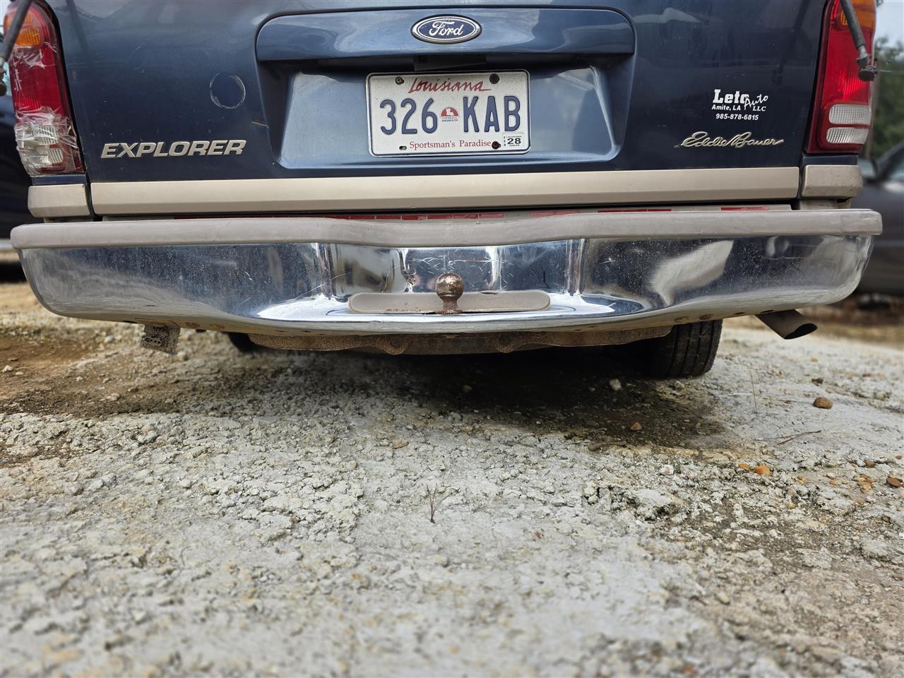 1998 1999 2000 2001 Ford Explorer Bumper Assembly Rear