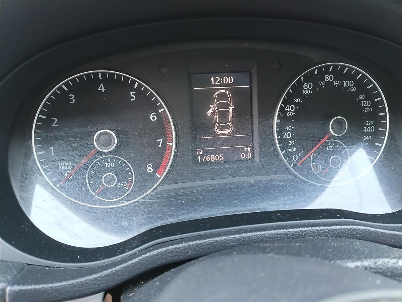 2013 2014 Volkswagen Passat Speedometer Instrument Gauge Cluster MPH US market