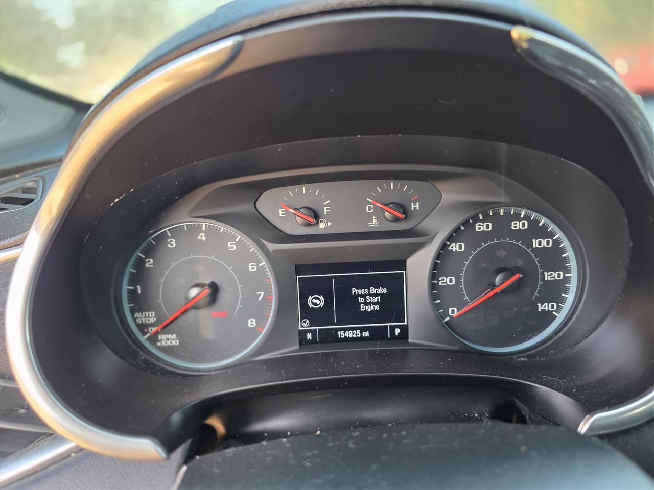 2019 Chevrolet Malibu Speedometer Instrument Gauge Cluster 1.5L MPH 1 color graphic display opt UDC