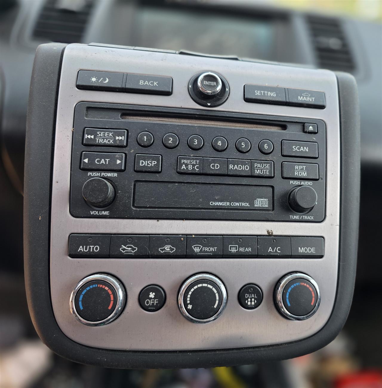 2006 2007 Nissan Murano AC Heater Temperature Climate Control Unit panel without navigation system