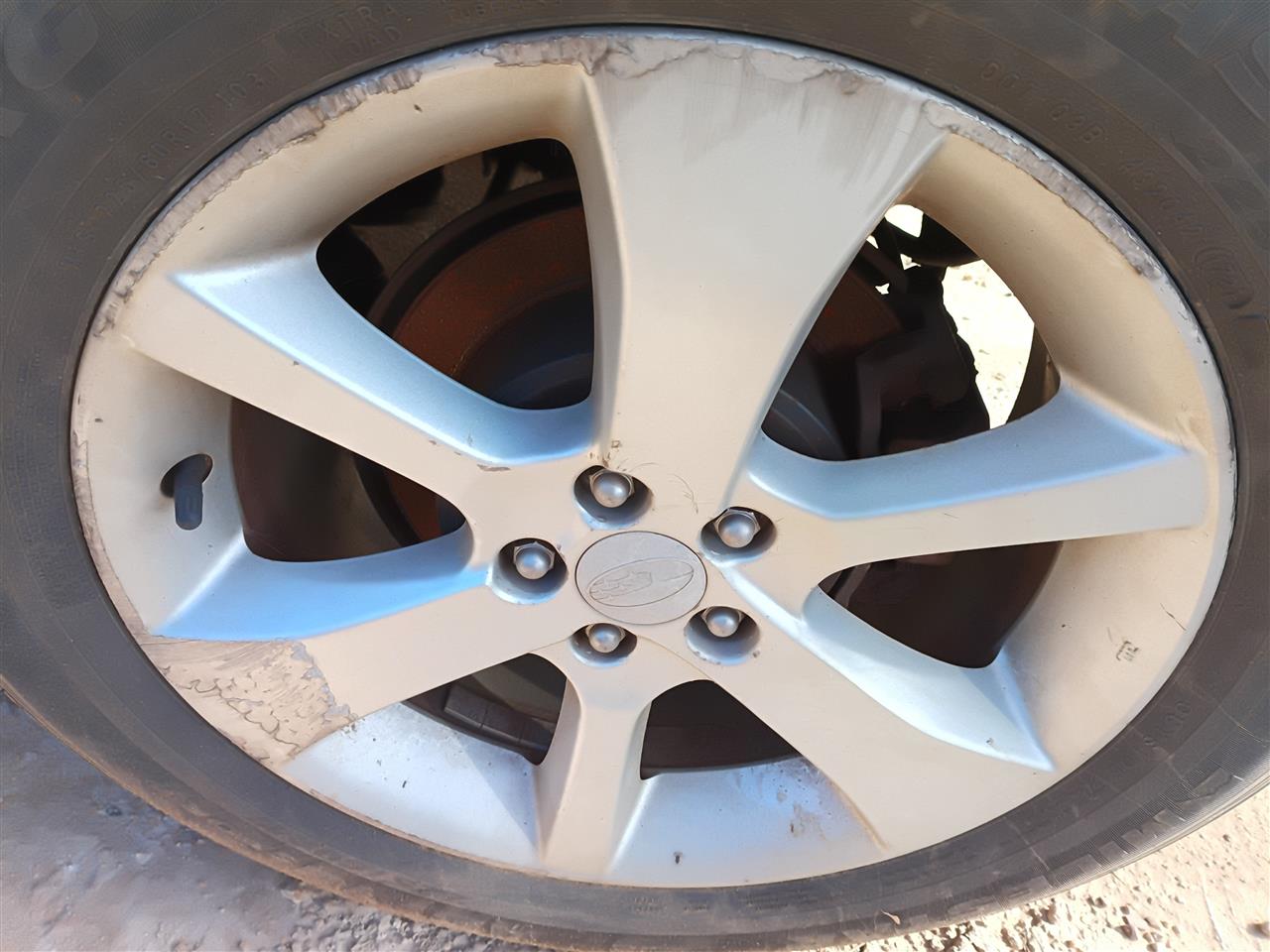 2013 2014 Subaru Legacy Wheel Rim 17x7 alloy 6 spoke