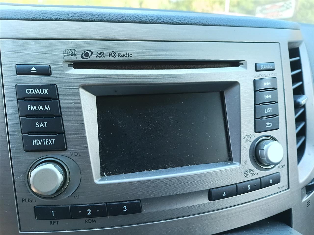 2013 2014 Subaru Legacy Radio Stereo Audio Head Unit receiver without navigation ID 86201AJ65A
