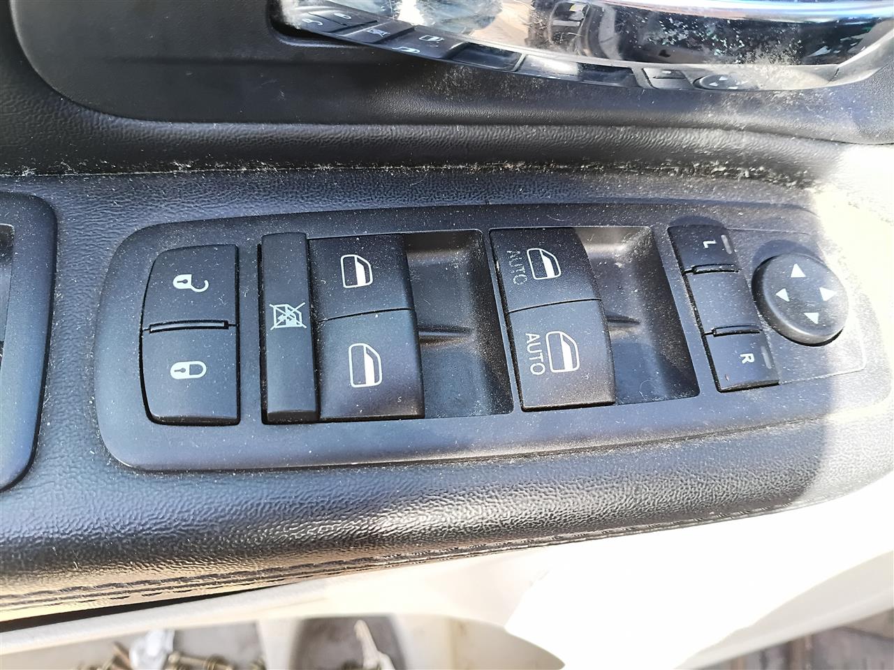 2016 thru 2020 Dodge Caravan Driver Side Left Front Door Window Master Switch driver s lock with mirror and