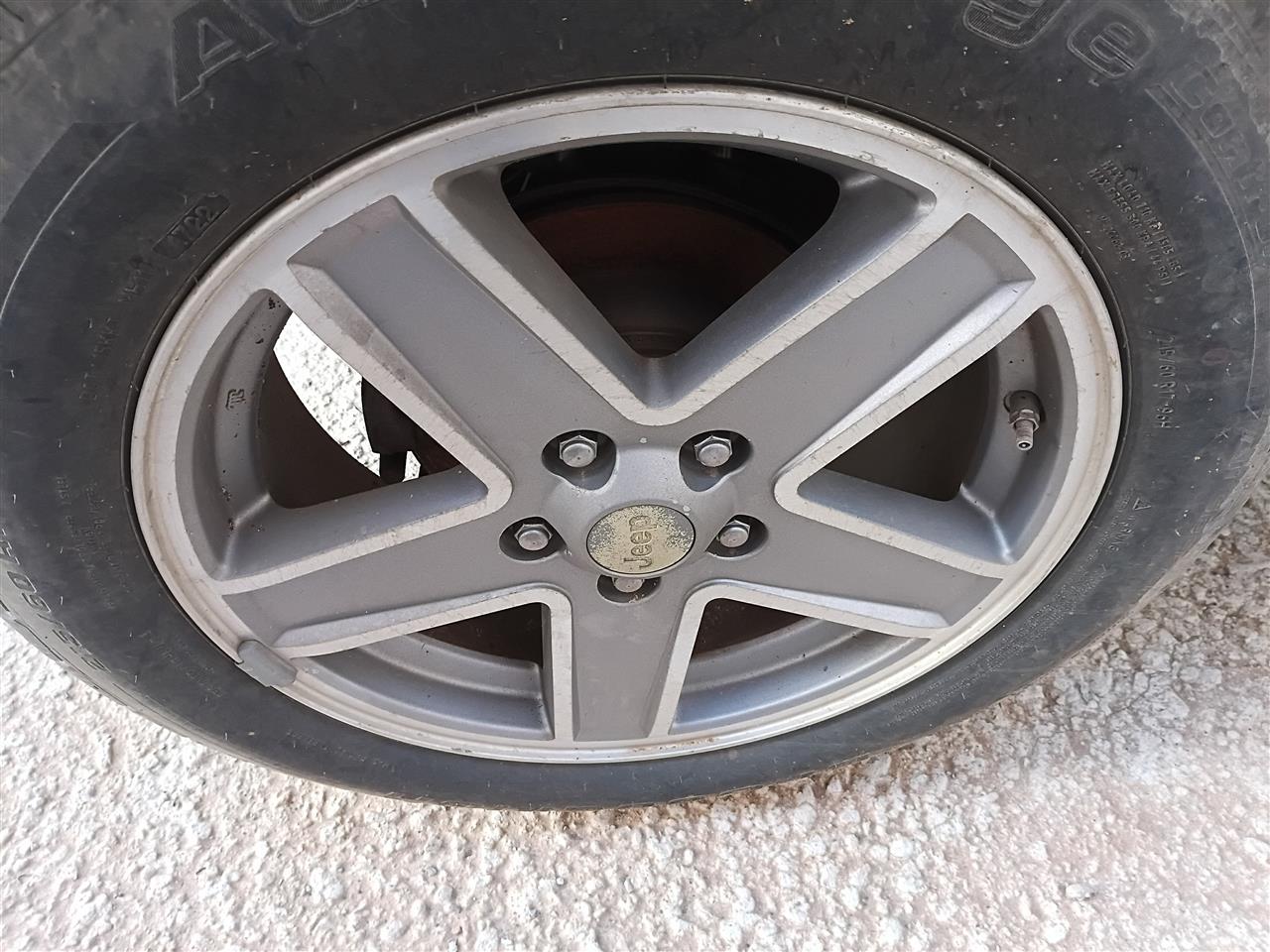 2007 2008 2009 2010 Jeep Compass, Jeep Patriot Wheel Rim 17x6 1 2 alloy 5 spoke
