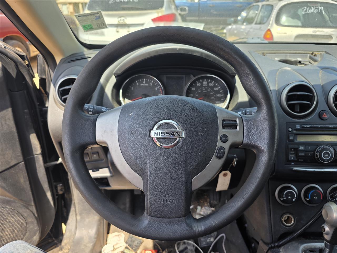 2010 thru 2015 Nissan Rogue Driver Side Left AIR BAG driver wheel without Bluetooth control