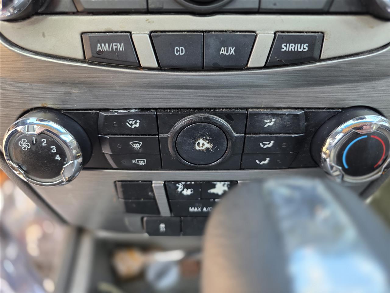2010 Ford Fusion, Mercury Milan AC Heater Temperature Climate Control Unit without navigation system main manual